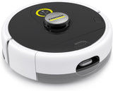 Kärcher Saugroboter RCV 3 mit Wischfunktion, smarte App-Steuerung, LiDAR-Laser-Navigation, Kartierung, Raum- und Hinderniserkennung, 2500 Pa, 120 min Laufzeit, für Hartböden und Teppiche, Weiss