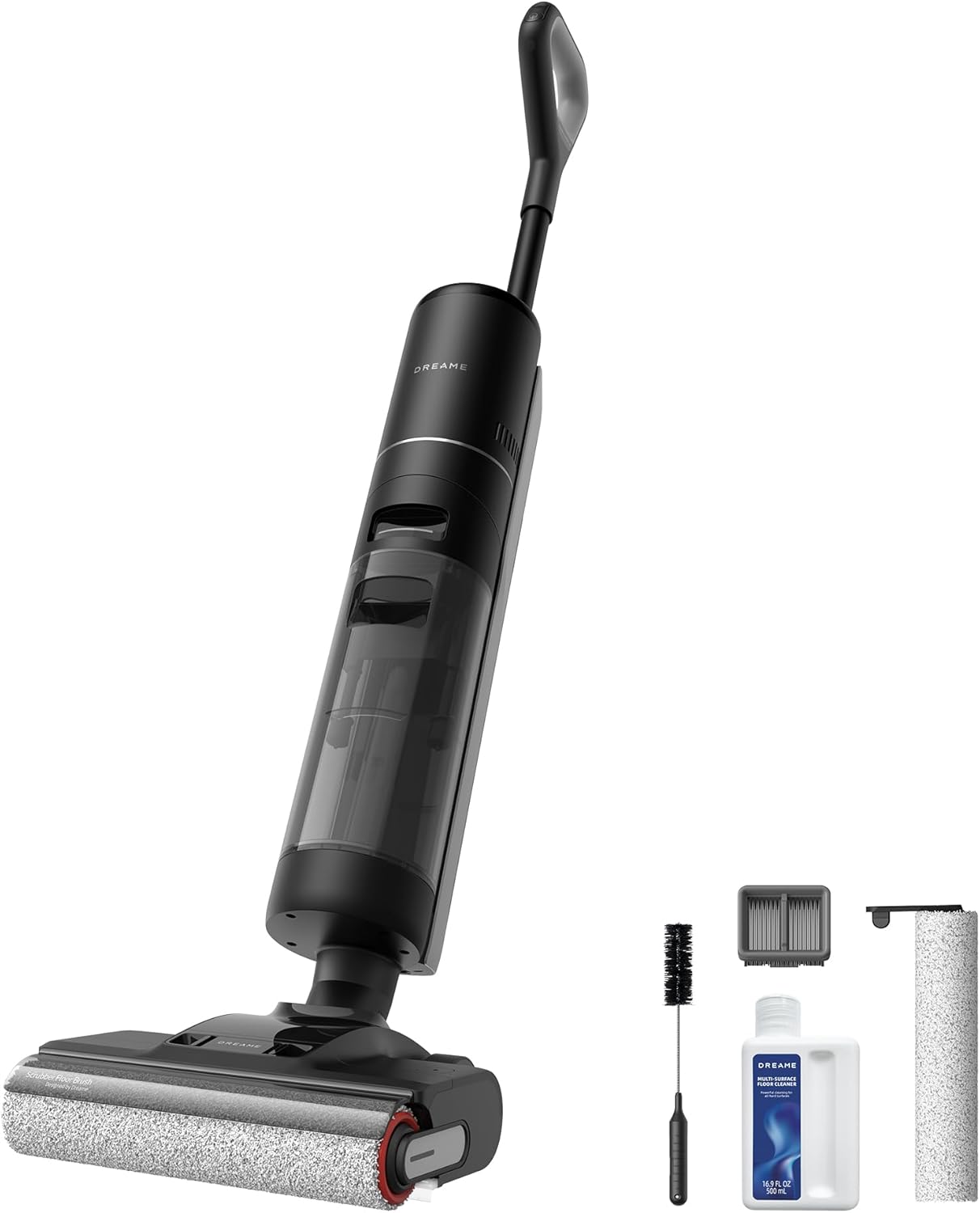 dreame H12 Pro Ultra Nass- und Trockensauger, Bürstenreinigung 60 °C, 30 Min. Heißlufttrocknung, Selbstreinigung mit festem Schaber, 16 kPa Saugkraft, Doppel-Kantenreinigung, intell. Erkenn. & Anpass