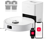roborock Q10 S5+ Set Saugroboter mit Wischfunktion, 10.000 Pa HyperForce Saugkraft, Dual Anti-Tangle System, Auto Lifting Mopping, Ideal für Tierhaare, Teppiche, Hartböden (Schwarz)