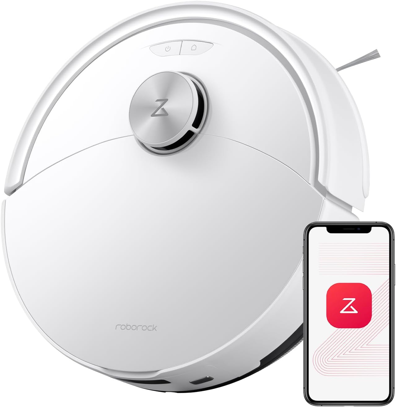 roborock Q10 S5 Saugroboter mit Wischfunktion, 10.000 Pa HyperForce Saugkraft, Dual Anti-Tangle System, Auto Lifting Mopping, Ideal für Tierhaare, Teppiche, Hartböden (Schwarz)