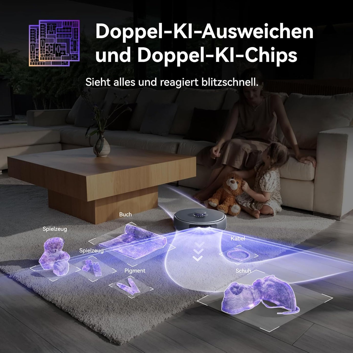 NARWAL Freo Z10 Ultra Saugroboter mit Wischfunktion, 18.000 Pa Saugleistung, dynamische Moppausdehnung, Tangle-Free System, intelligente Nass-Trocken-Reinigung, All-in-One-Basisstation
