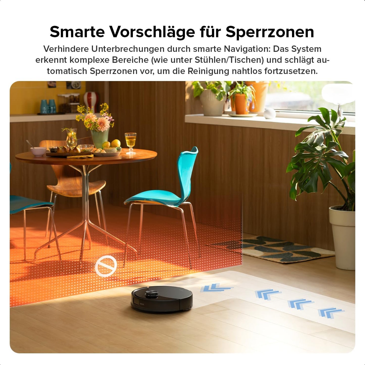 roborock Q10 S5 Saugroboter mit Wischfunktion, 10.000 Pa HyperForce Saugkraft, Dual Anti-Tangle System, Auto Lifting Mopping, Ideal für Tierhaare, Teppiche, Hartböden (Weiß)