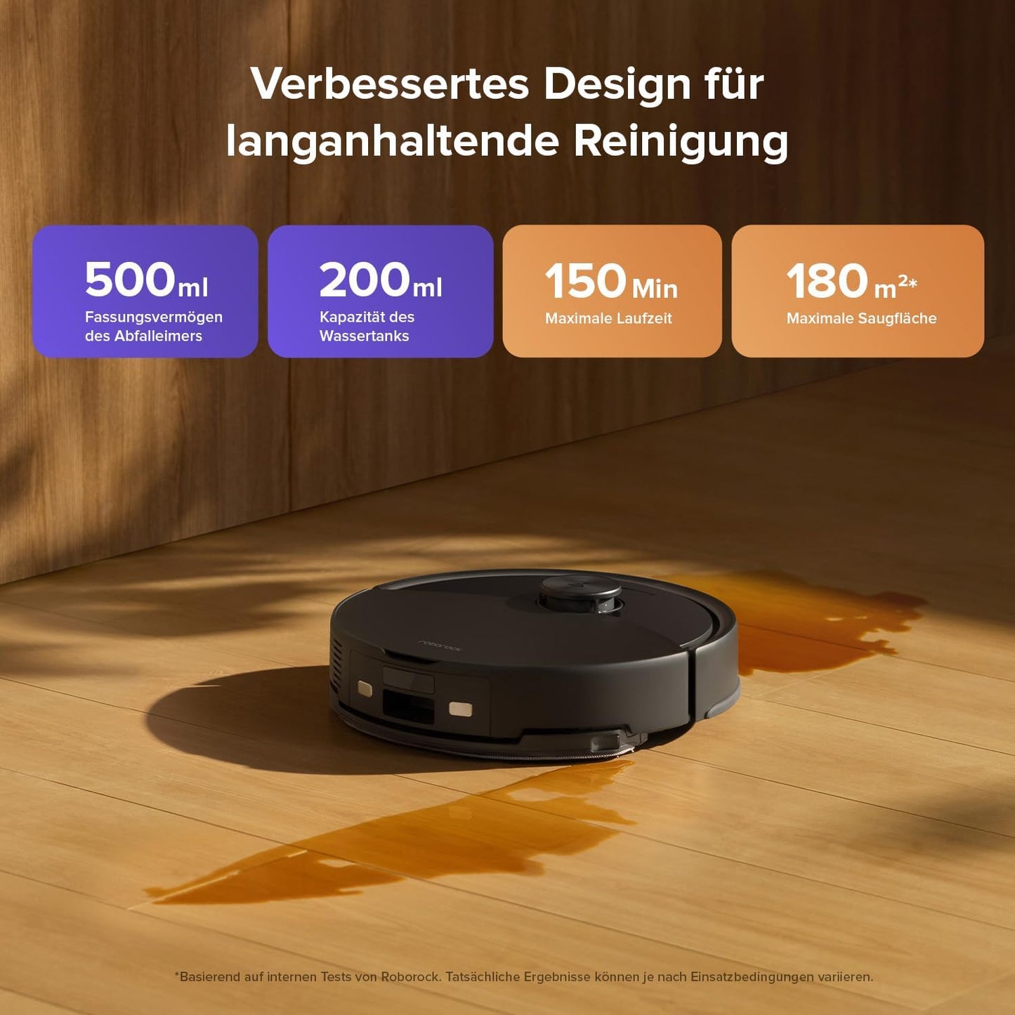 roborock Q10 S5 Saugroboter mit Wischfunktion, 10.000 Pa HyperForce Saugkraft, Dual Anti-Tangle System, Auto Lifting Mopping, Ideal für Tierhaare, Teppiche, Hartböden (Weiß)