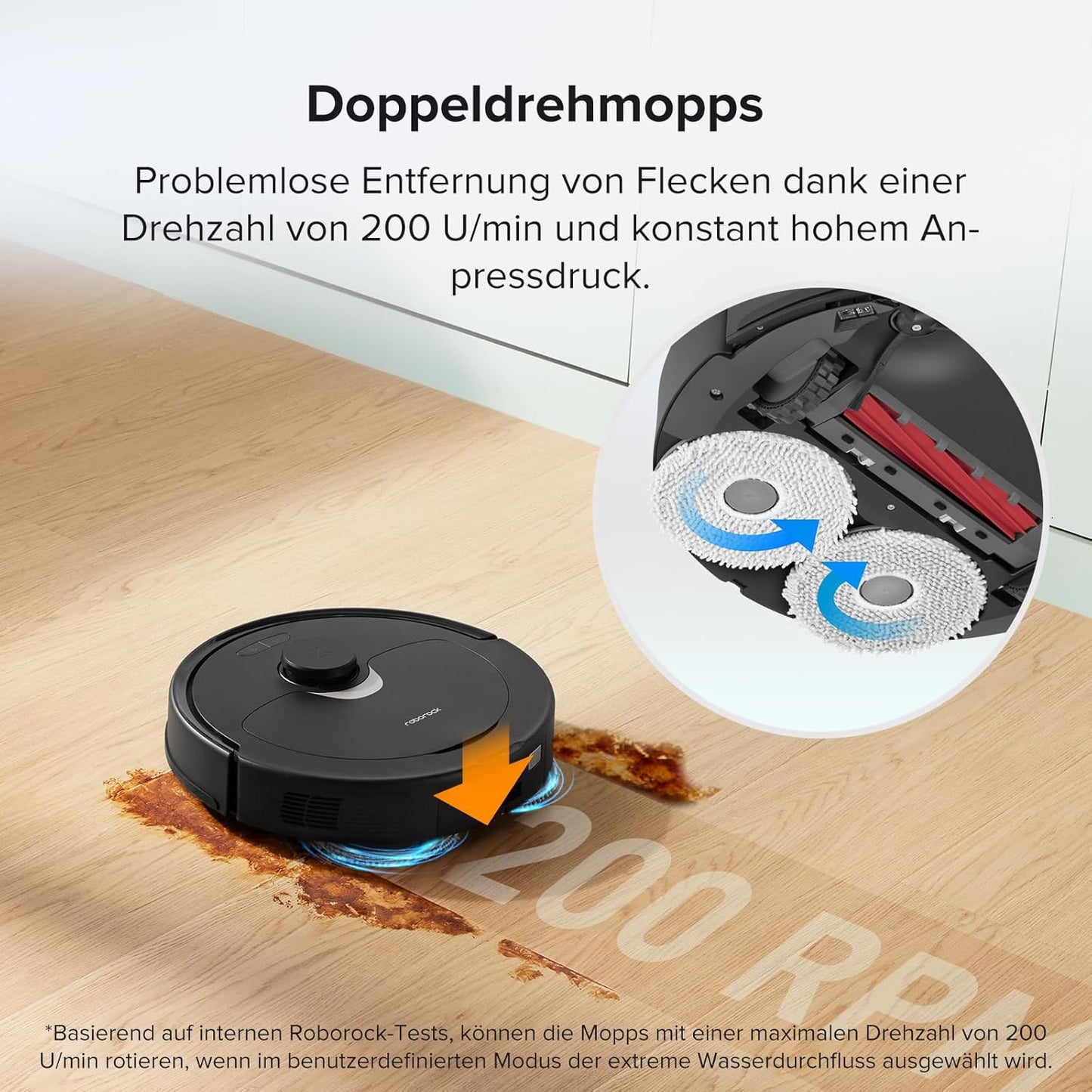 roborock Qrevo Serie Saugroboter mit Wischfunktion, 8000Pa Saugkraft(verbessert von Qrevo S), Anti-Verfilzungs-Seitenbürste, Hindernisvermeidung, LiDAR-Navigation, All-in-One Dock, Weiß(QV 35A Set)