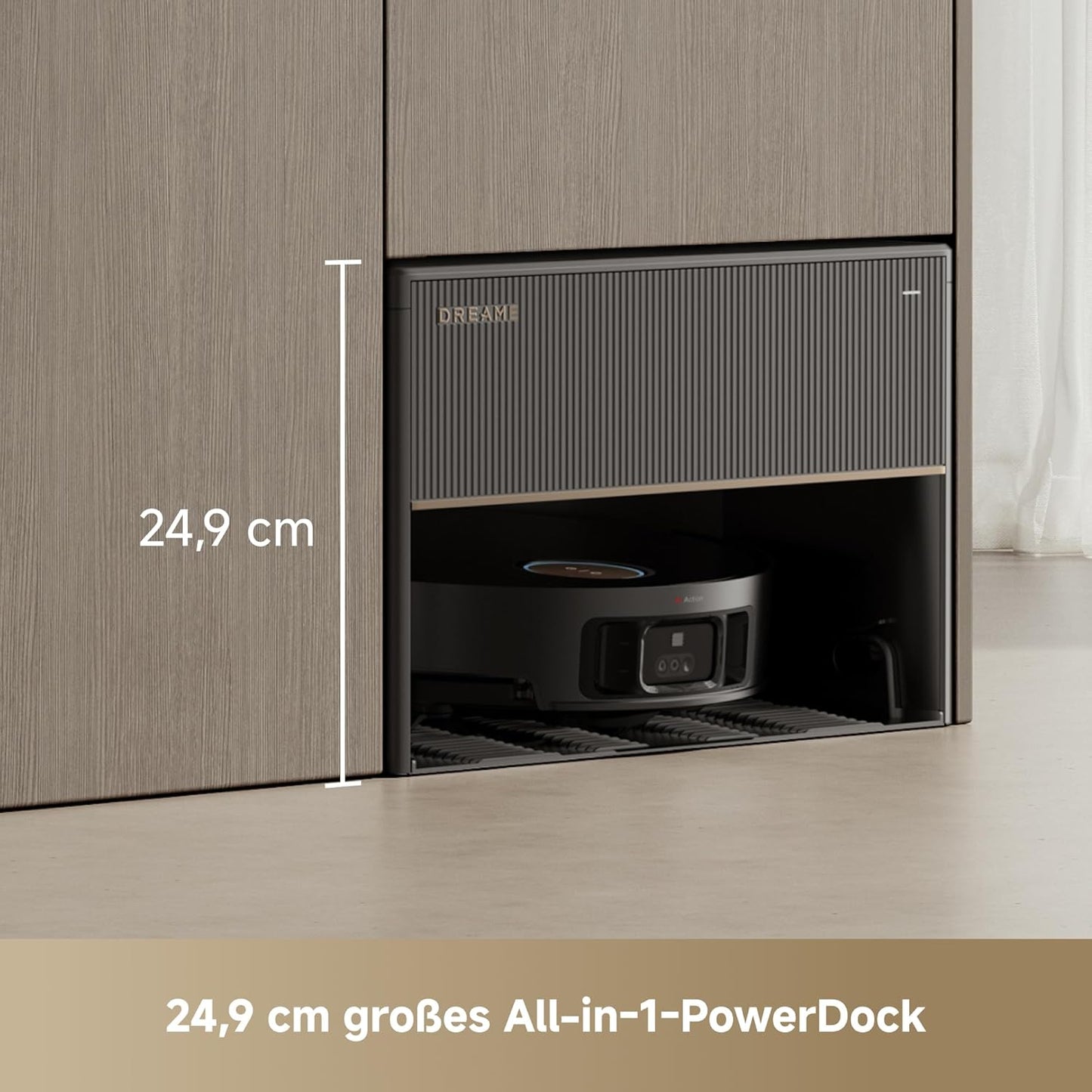 dreame X50 Ultra Complete Saugroboter mit Wischfunktion,20.000Pa Saugkraft,6 cm Hindernisfreiheit, mit Wischfunktion&Hebarem Wischmopp,KI-Hindernisvermeidung und 360° Navigation