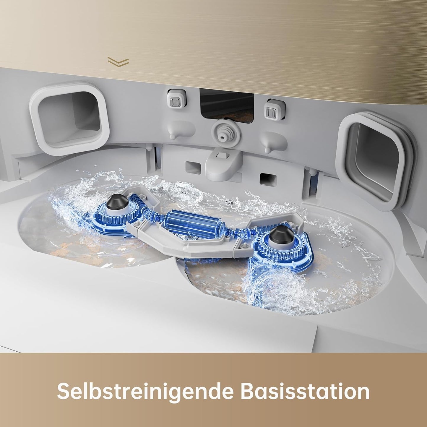 dreame X50 Ultra Complete Saugroboter mit Wischfunktion,20.000Pa Saugkraft,6 cm Hindernisfreiheit, mit Wischfunktion&Hebarem Wischmopp,KI-Hindernisvermeidung und 360° Navigation