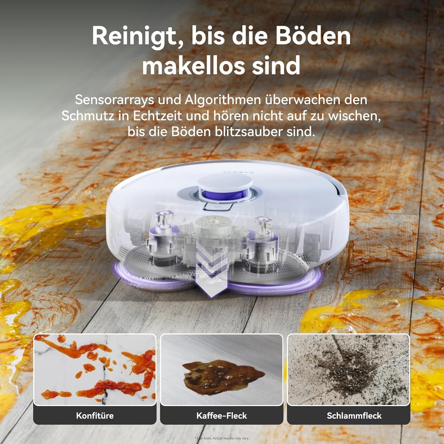 NARWAL Freo Z10 Ultra Saugroboter mit Wischfunktion, 18.000 Pa Saugleistung, dynamische Moppausdehnung, Tangle-Free System, intelligente Nass-Trocken-Reinigung, All-in-One-Basisstation