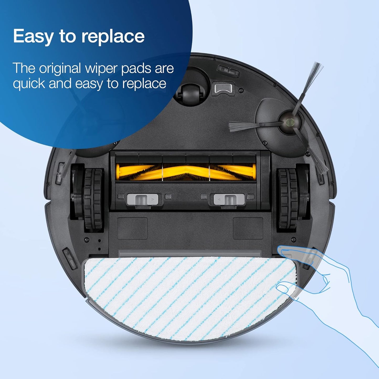 ECOVACS WINBOT W2S Omni Fensterputzroboter mit Multifunktionsstation, intelligenter Bis-an-den-Rand-Reinigung mit TruEdge™, Aufladen während des Betriebs, DREI Wasserdüsen, 12-stufigem Schutz