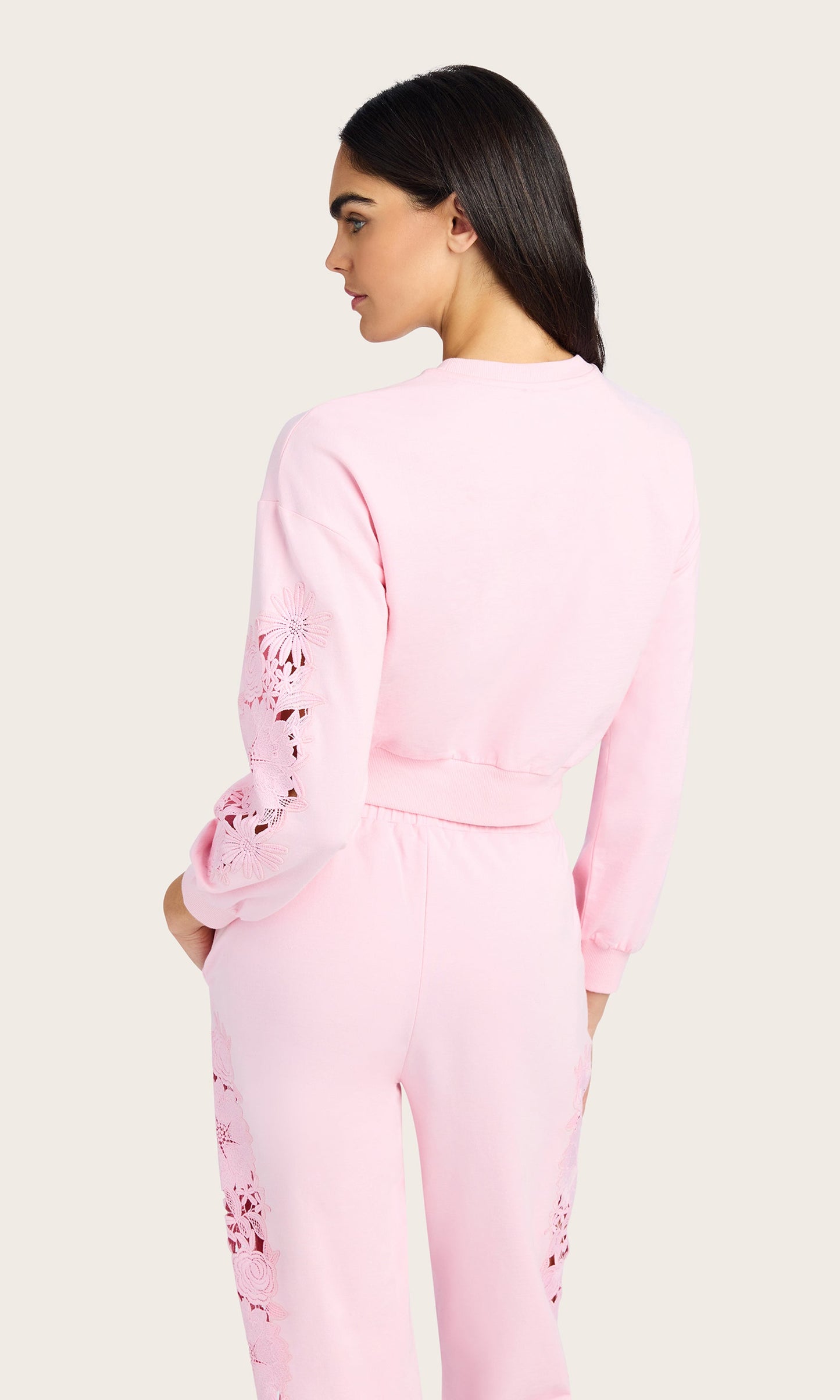 Arabella Lace Combo Sweatshirt
