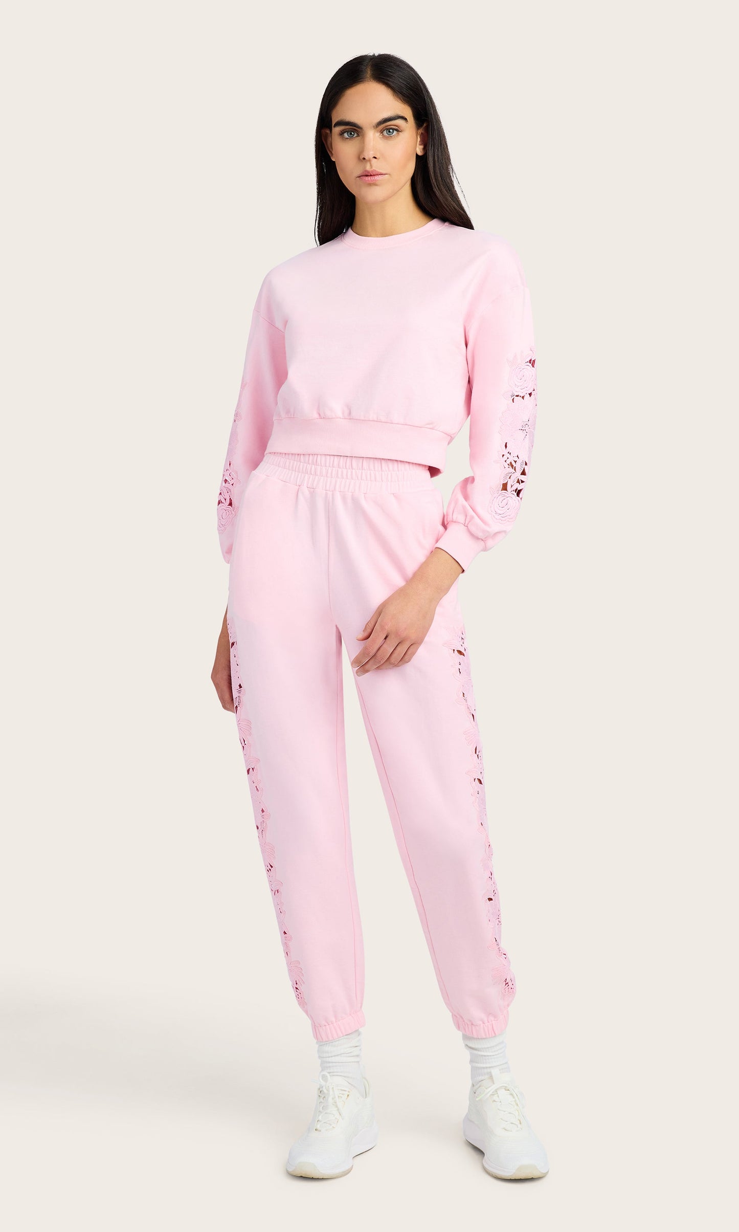Arabella Lace Combo Sweatshirt