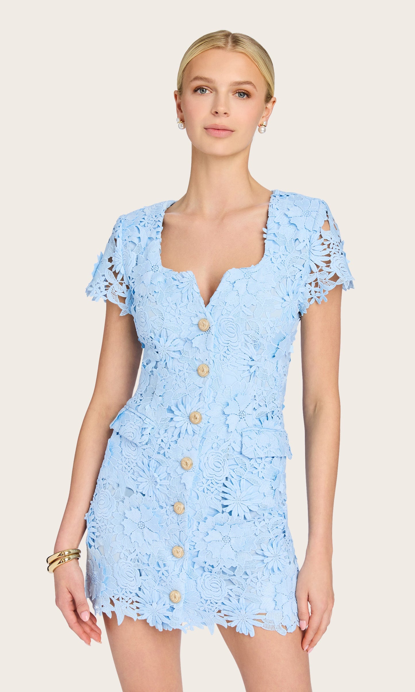 Brunella 3D Lace Dress