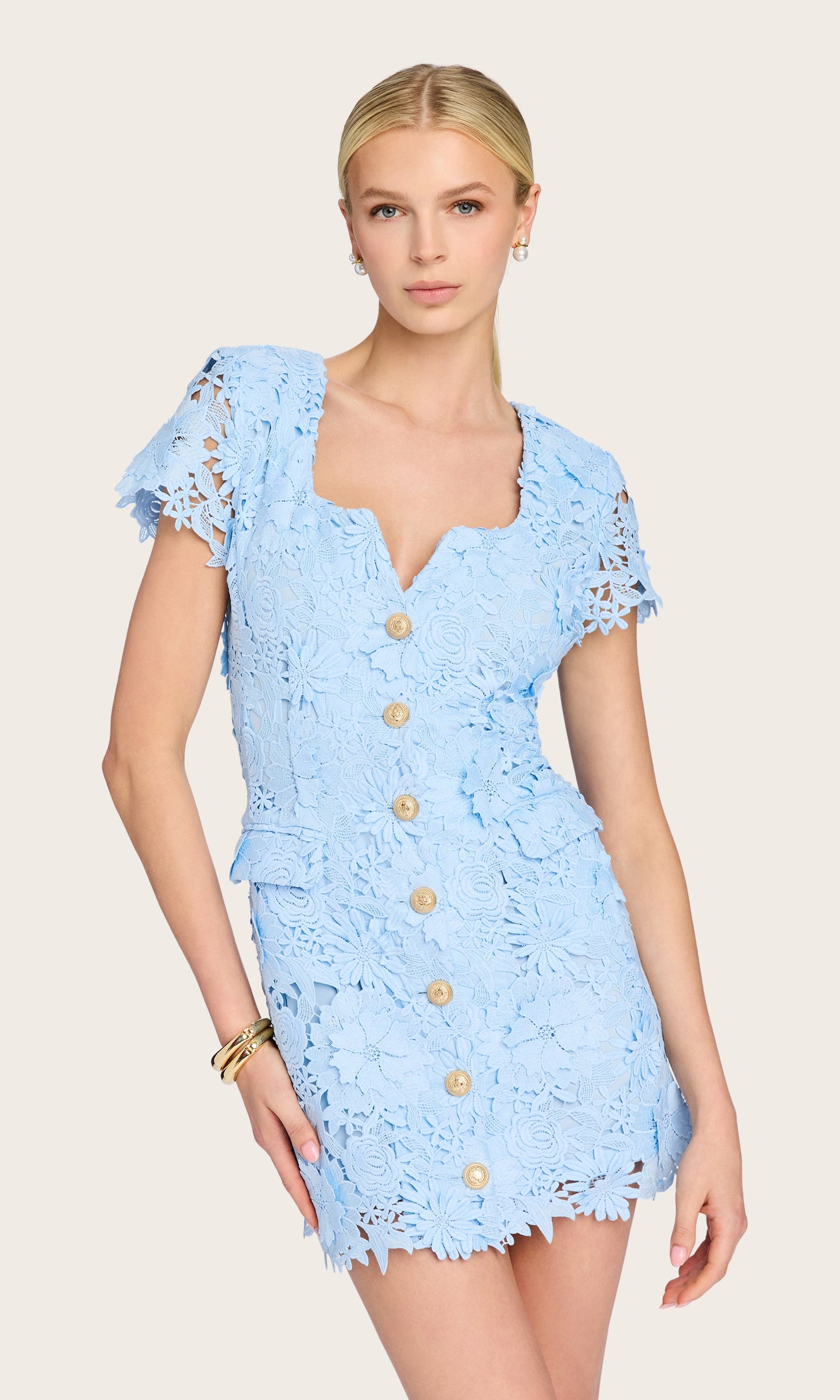 Brunella 3D Lace Dress