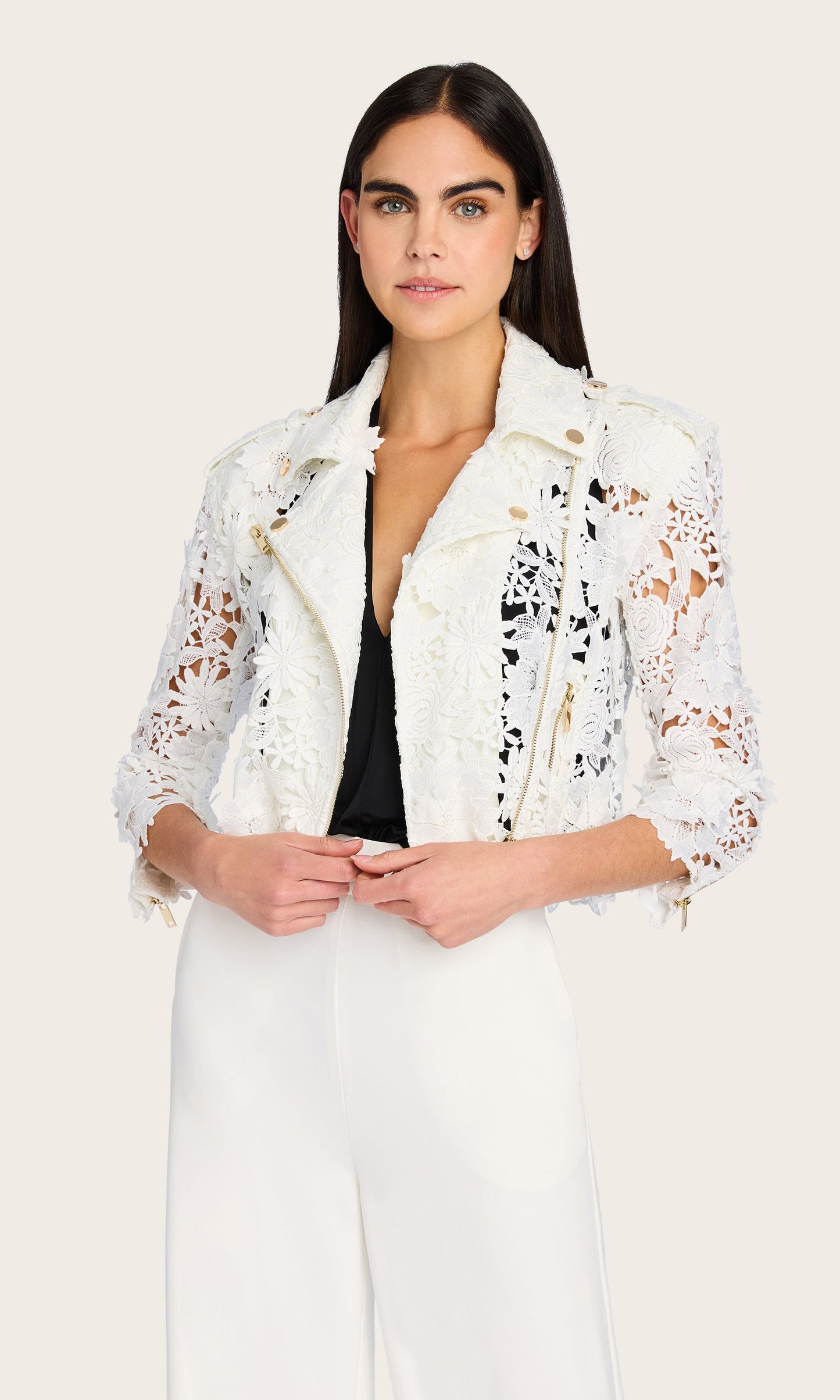 Crawford 3D Lace Moto Jacket