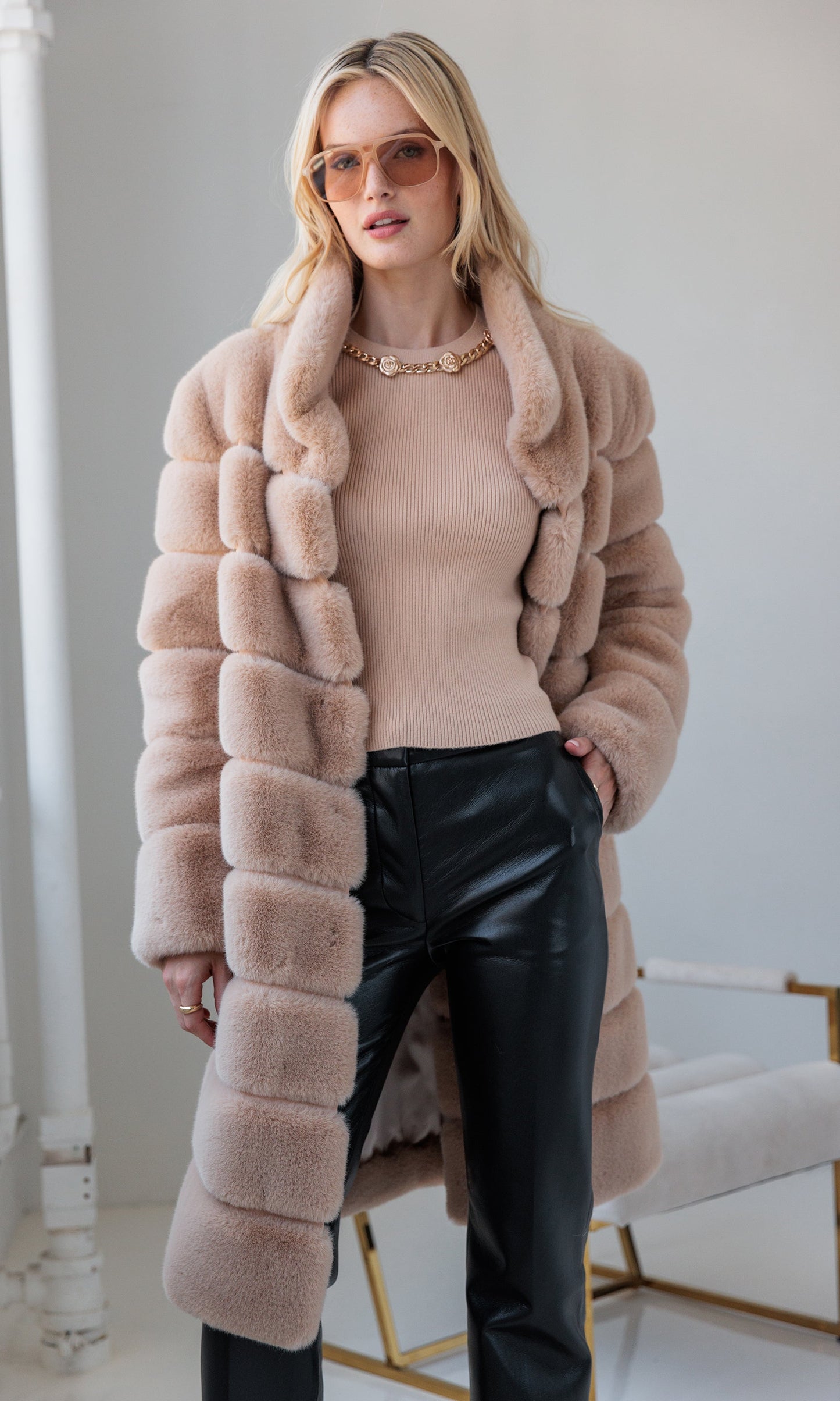 Christie Faux Fur Coat