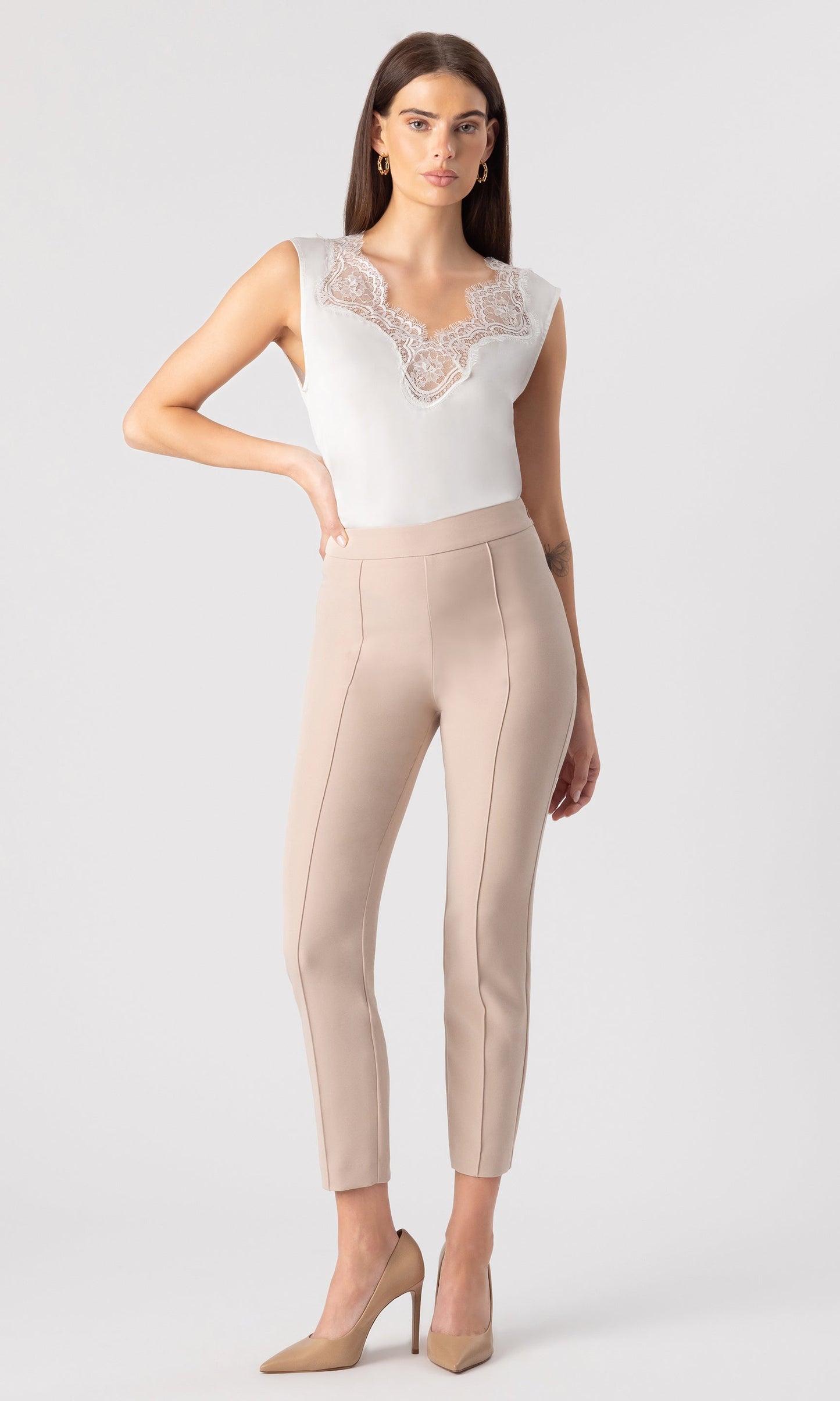 Lonny Crepe Pants