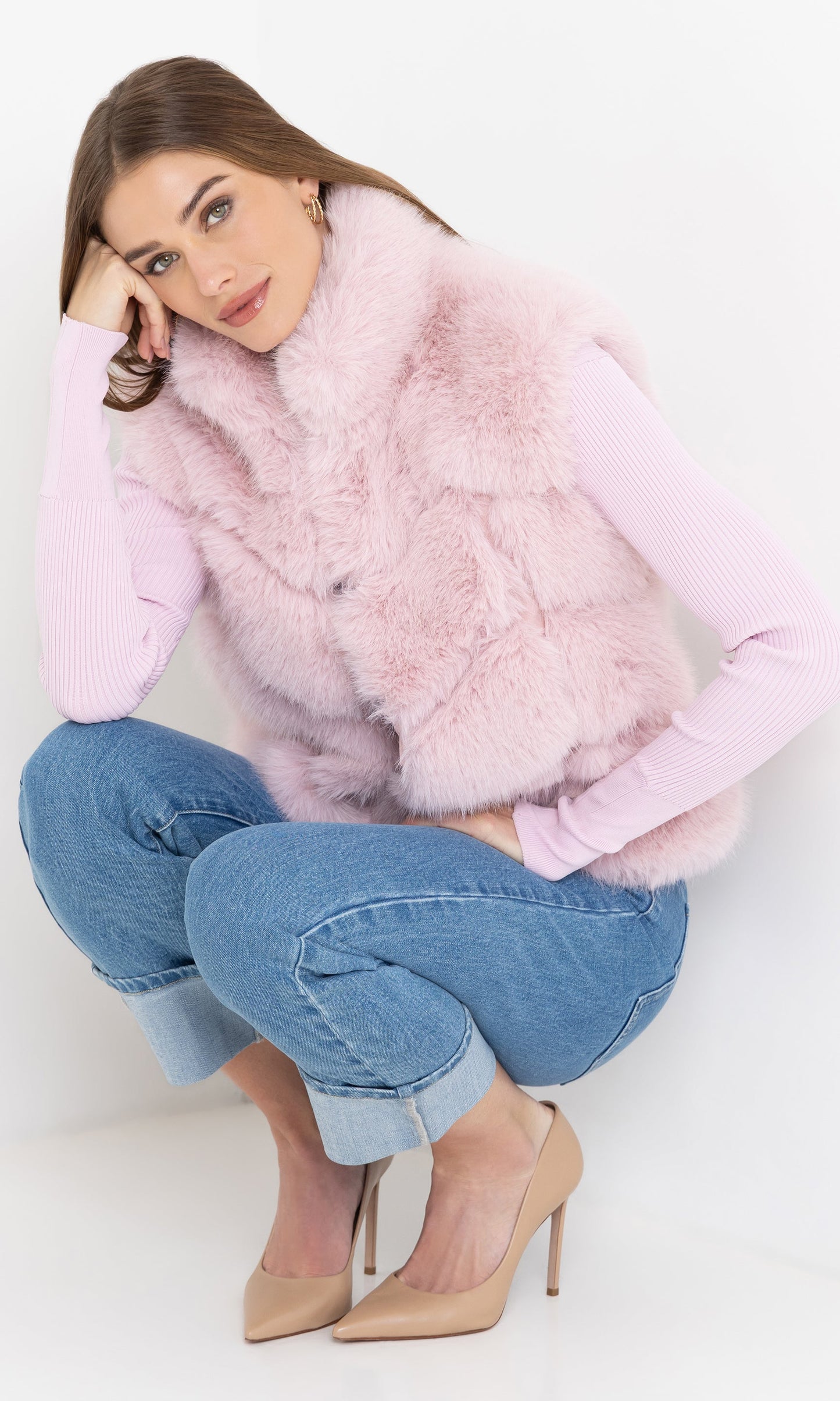 Rosario Faux Fur Vest