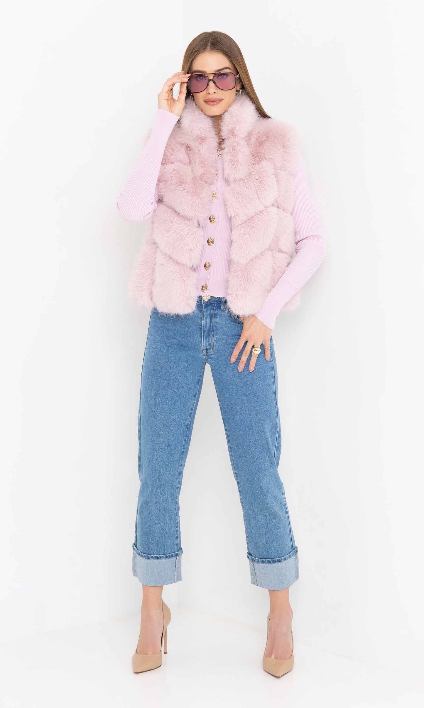 Rosario Faux Fur Vest