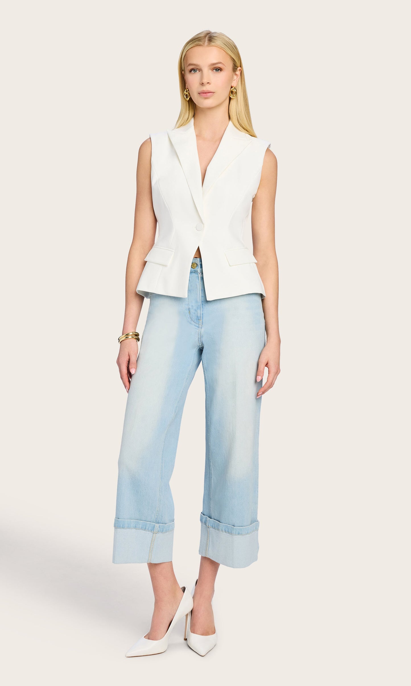 Jenna Sleeveless Blazer