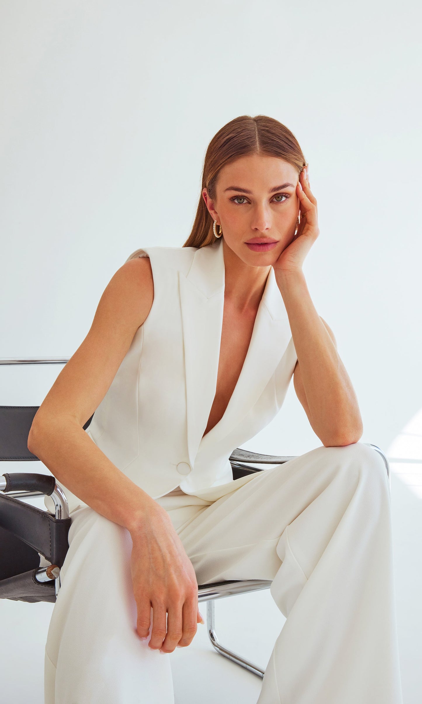 Jenna Sleeveless Blazer