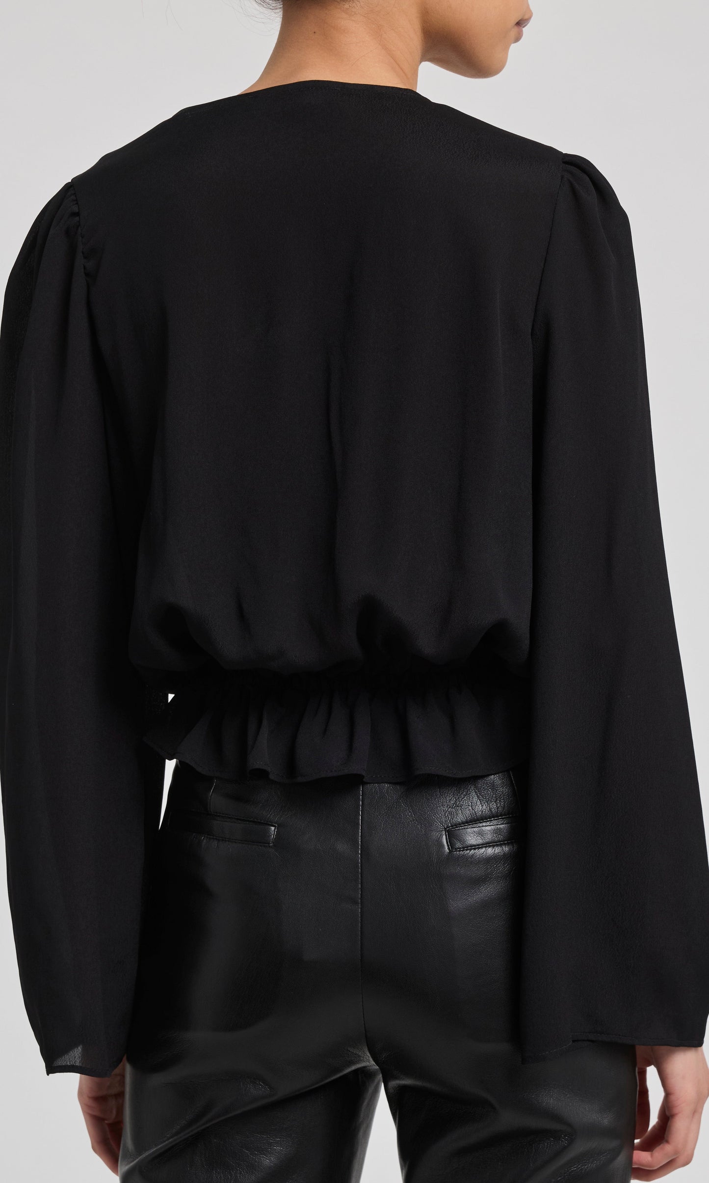 Filippa Georgette Lace Combo Blouse