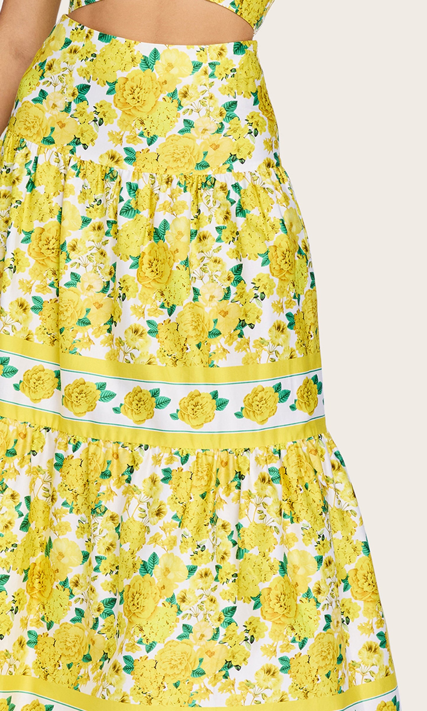 Mondo Floral Poplin Skirt