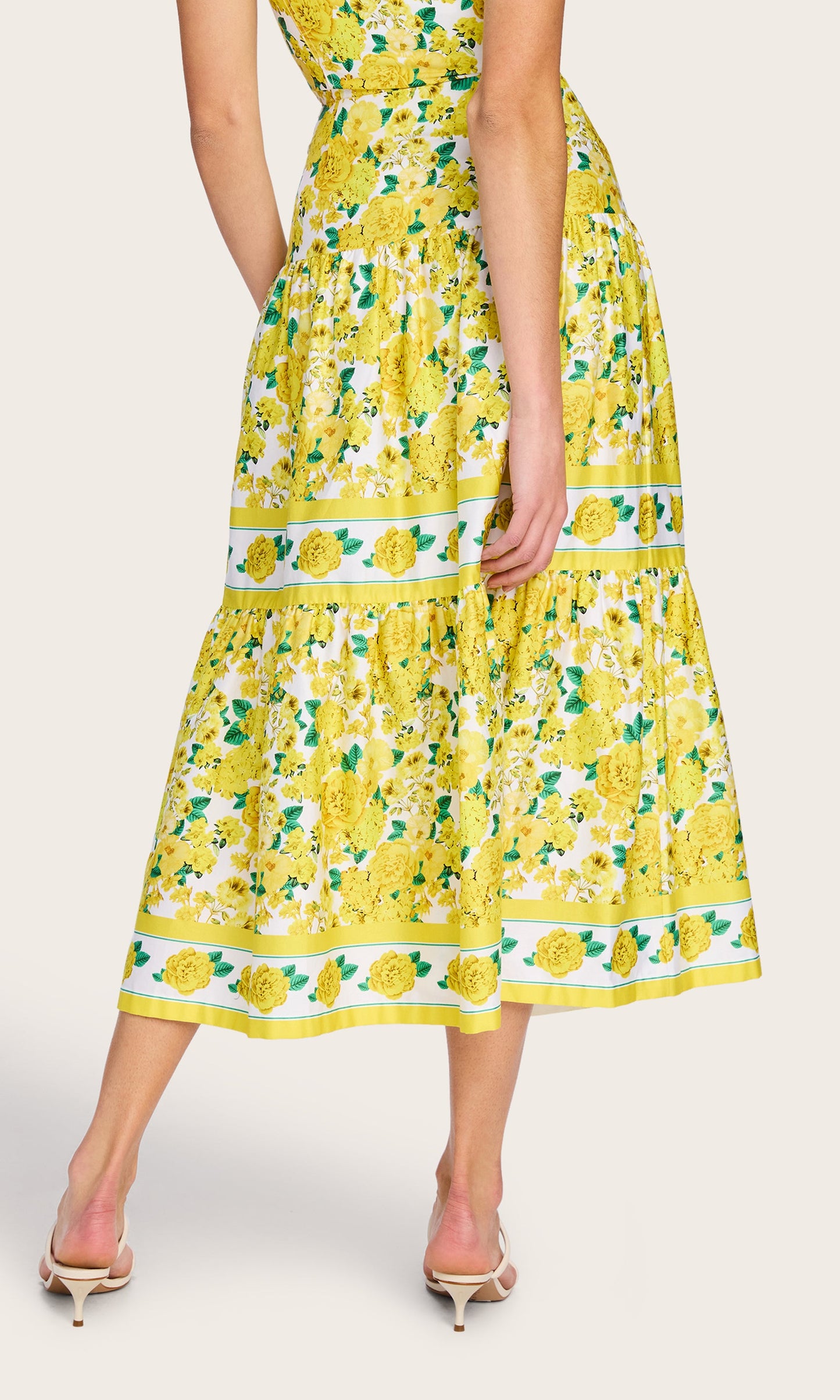 Mondo Floral Poplin Skirt