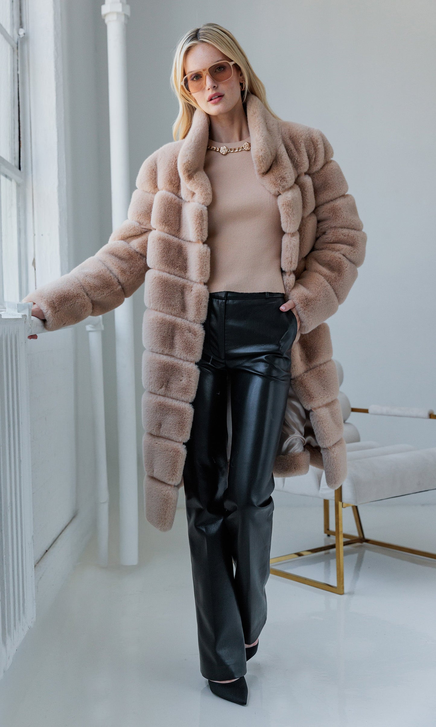 Lynette Vegan Leather Pants