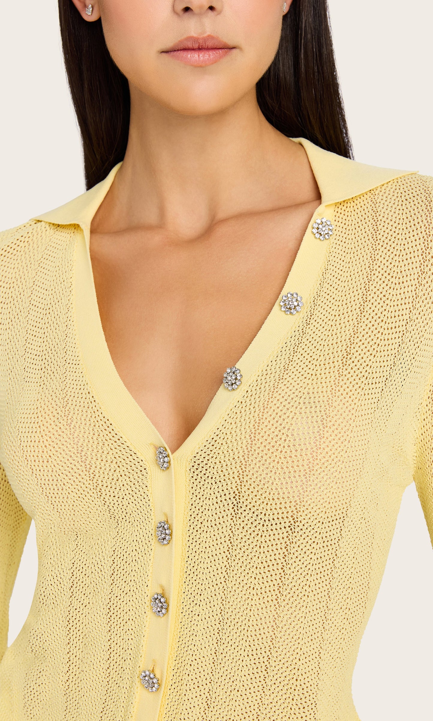 Megan Pointelle Cardigan