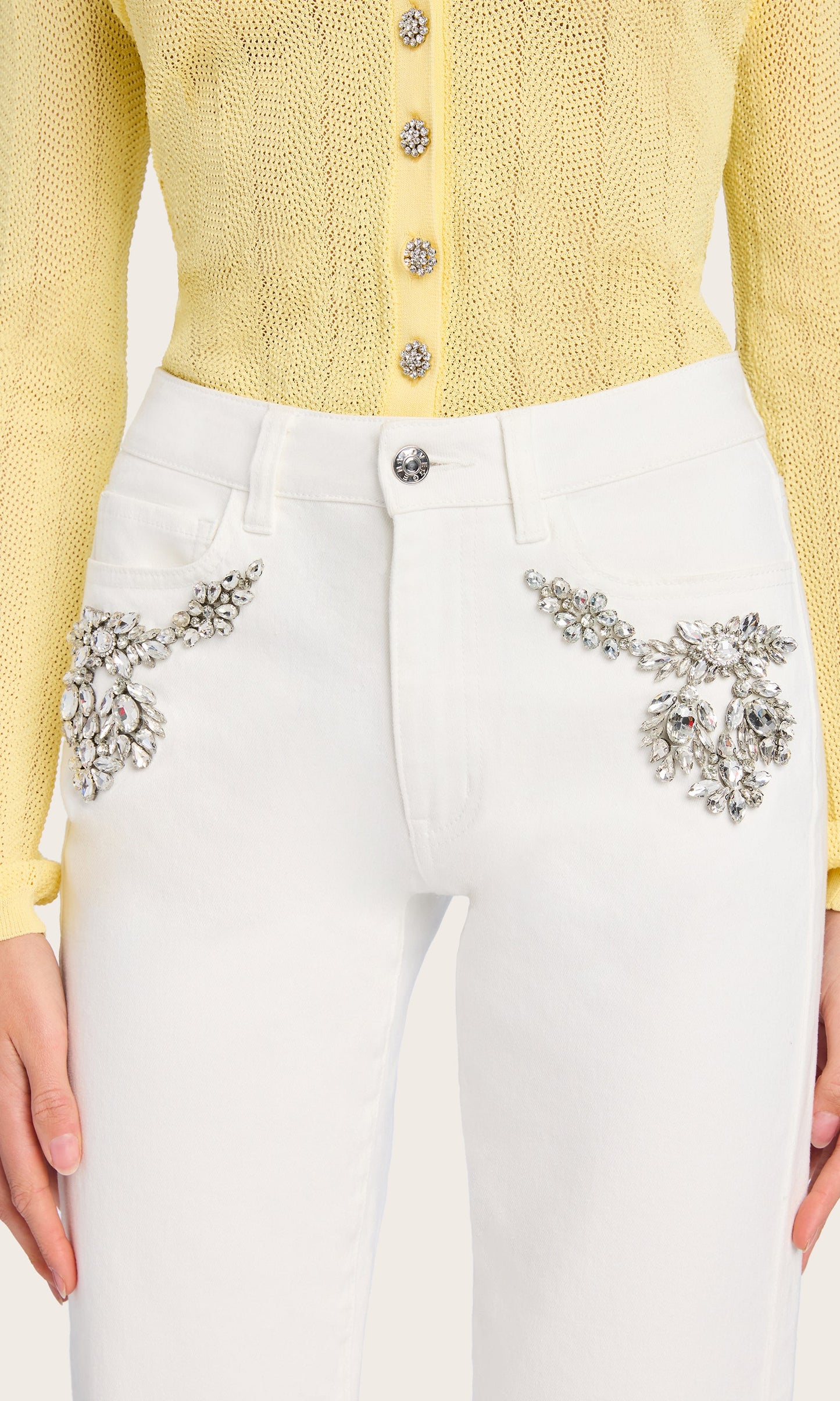 Carolyn Crystal Denim Jeans