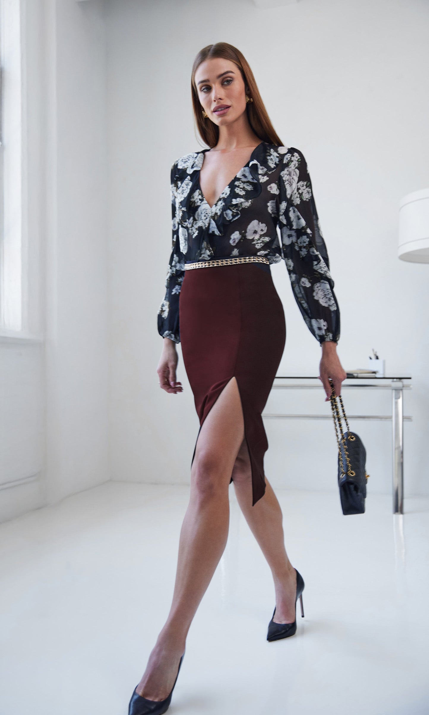 Margery Crepe Skirt