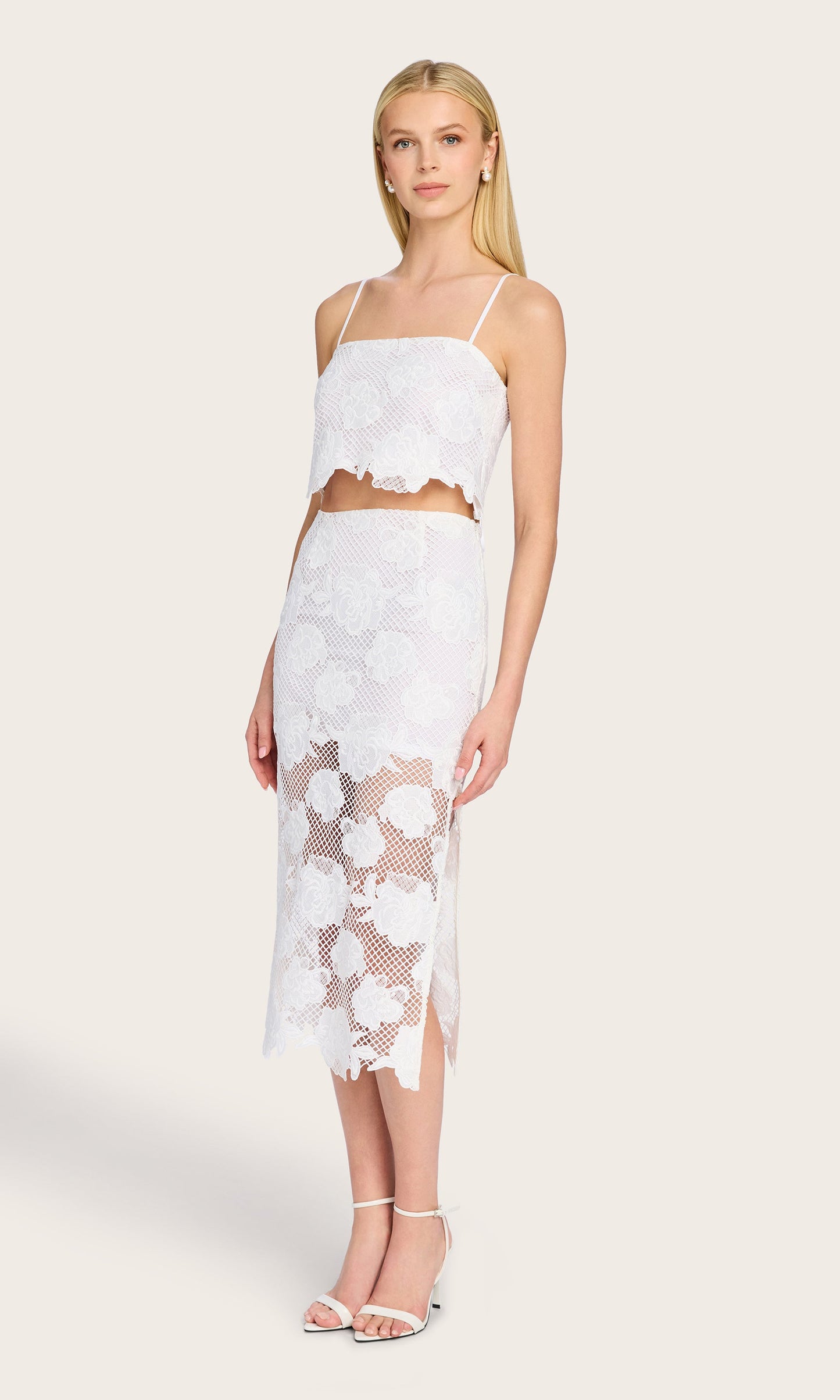 Rave Flower Mesh Skirt