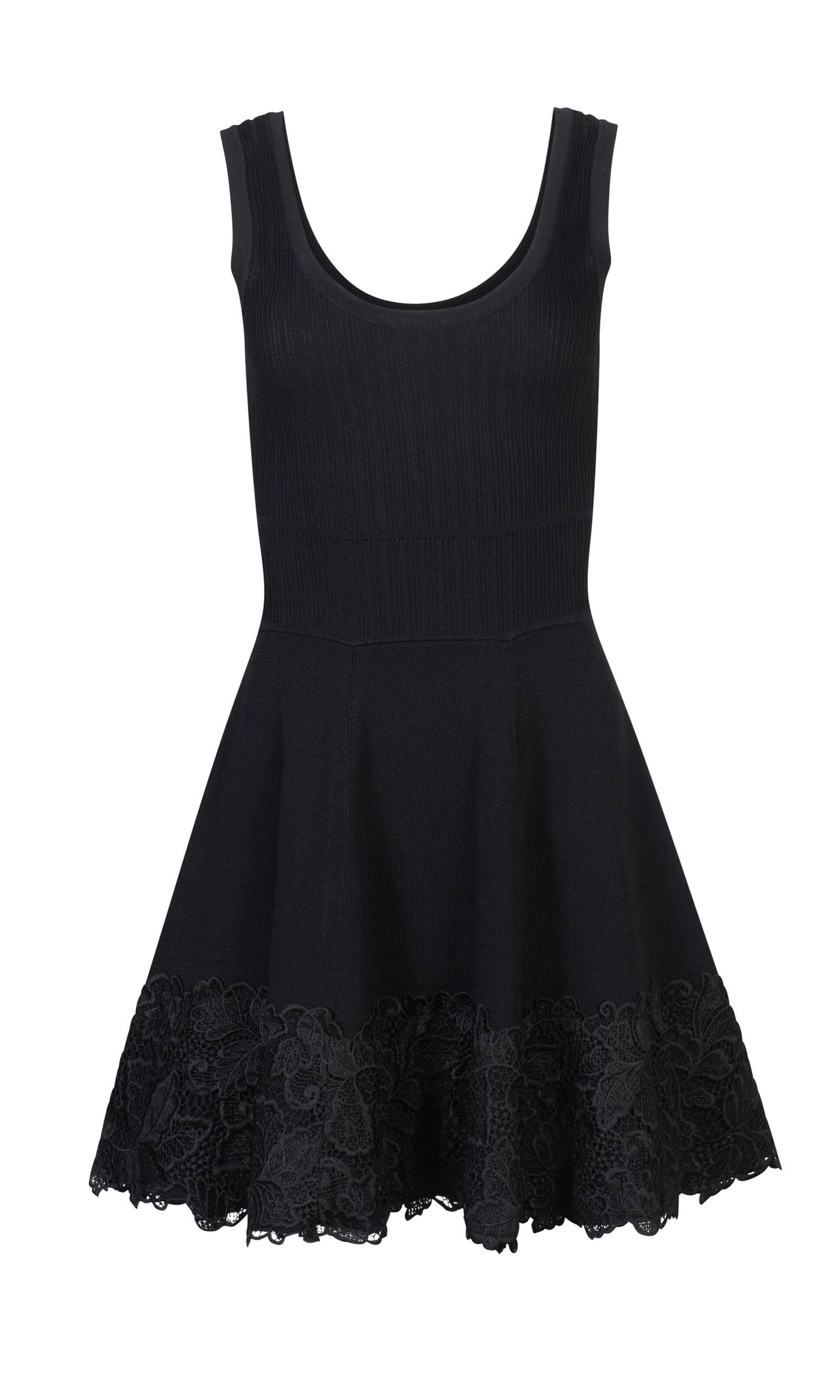 Orpheus Lace Combo Rib Dress