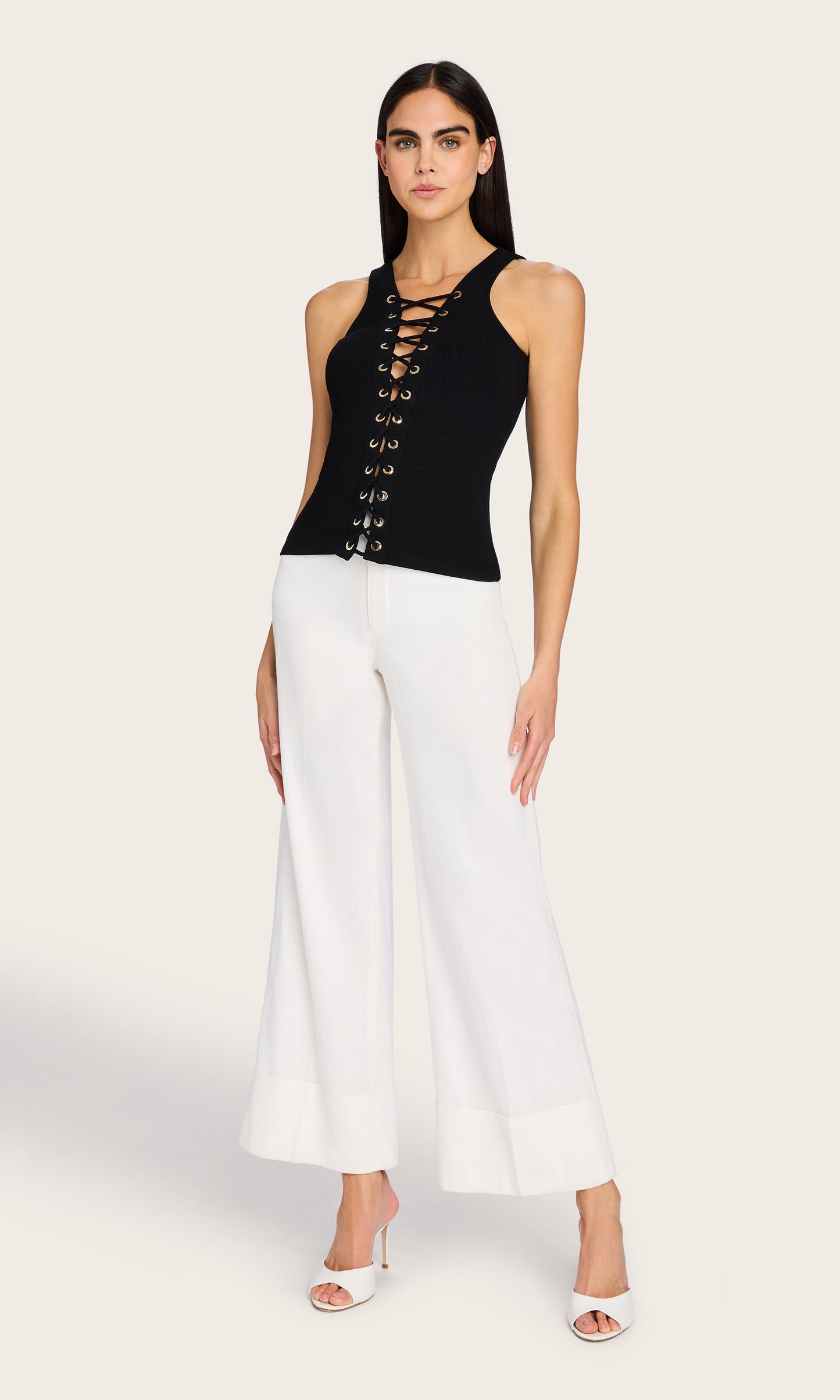 Rashelle Lace-Up Top