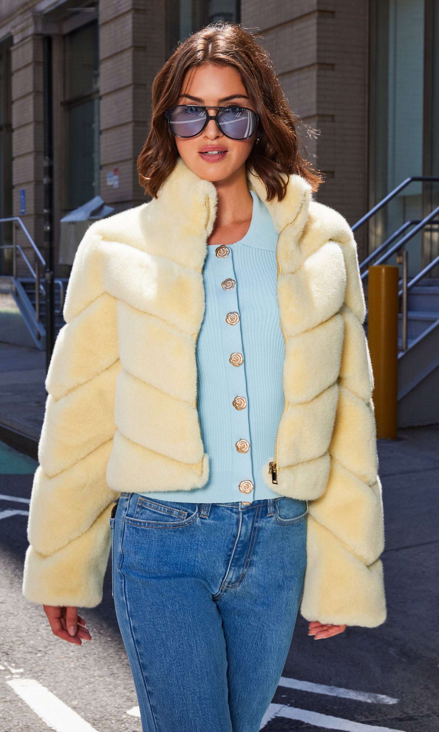 Brianna Faux Fur Jacket