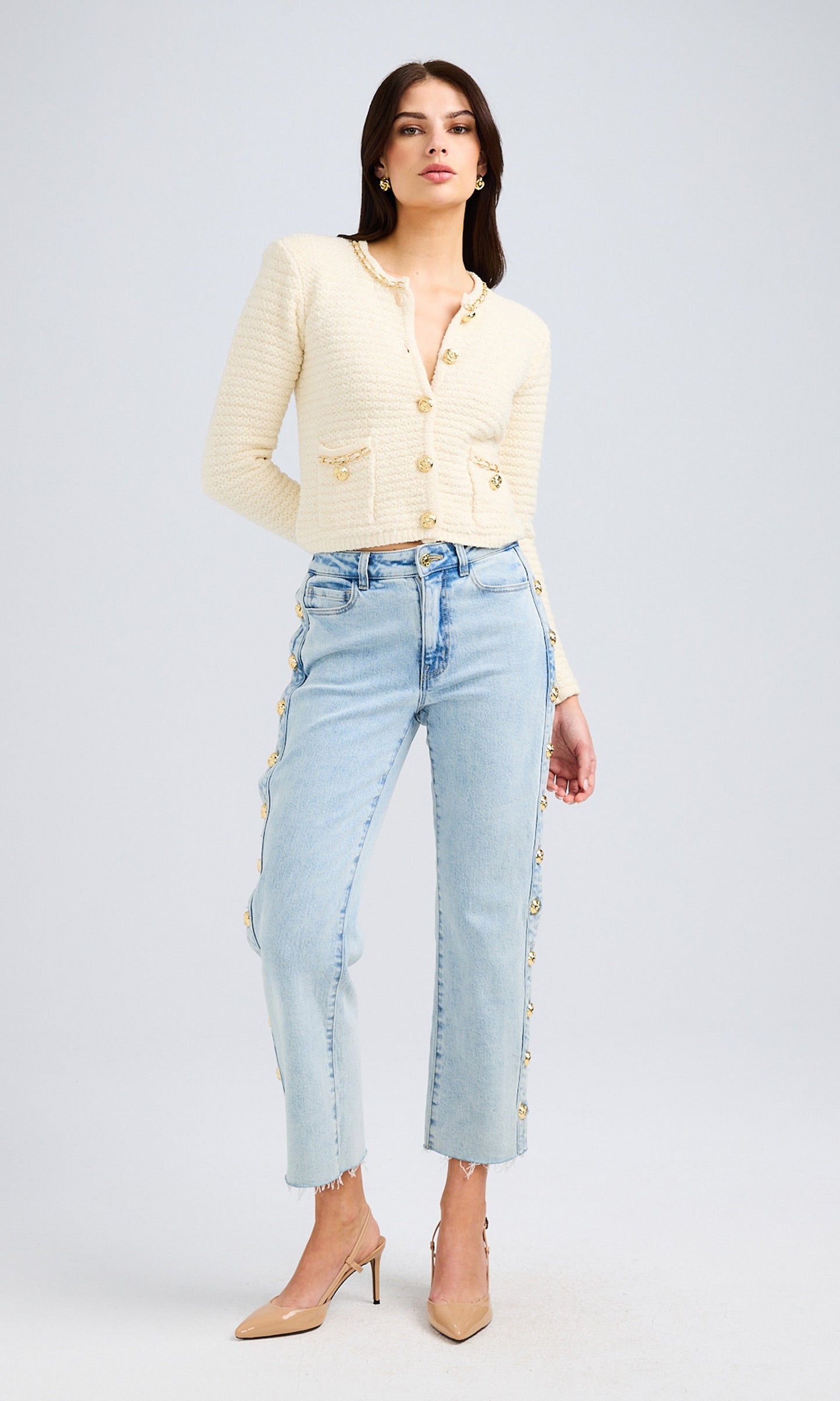 Stephen Denim Buttons Jeans
