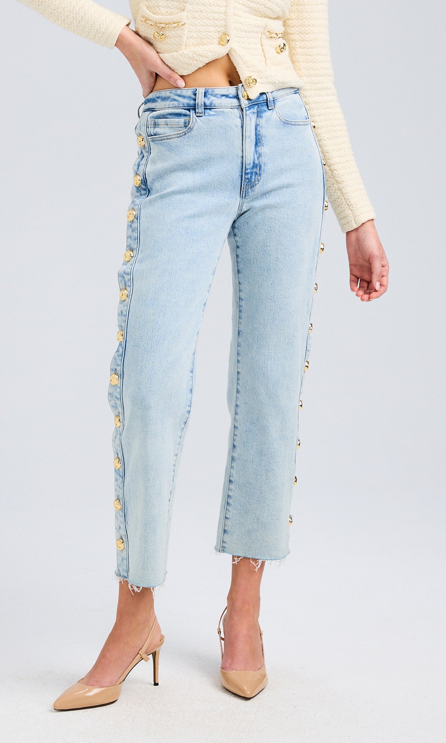Stephen Denim Buttons Jeans
