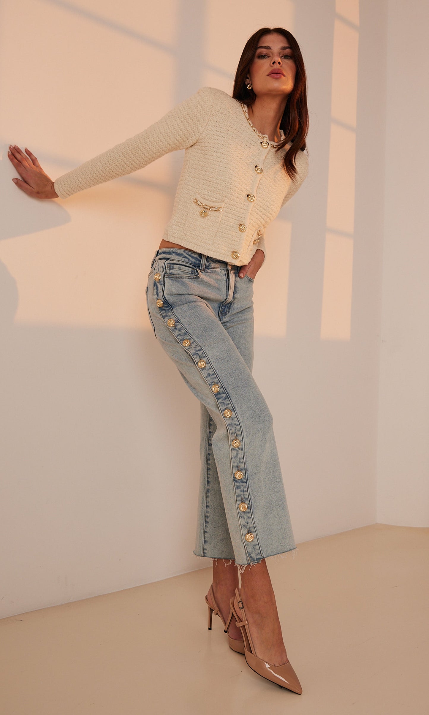 Stephen Denim Buttons Jeans