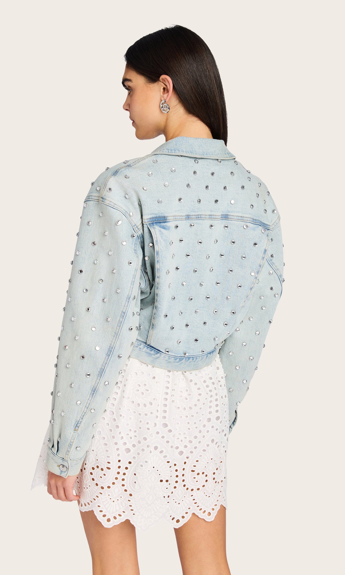 Toddie Crystal Denim Jacket