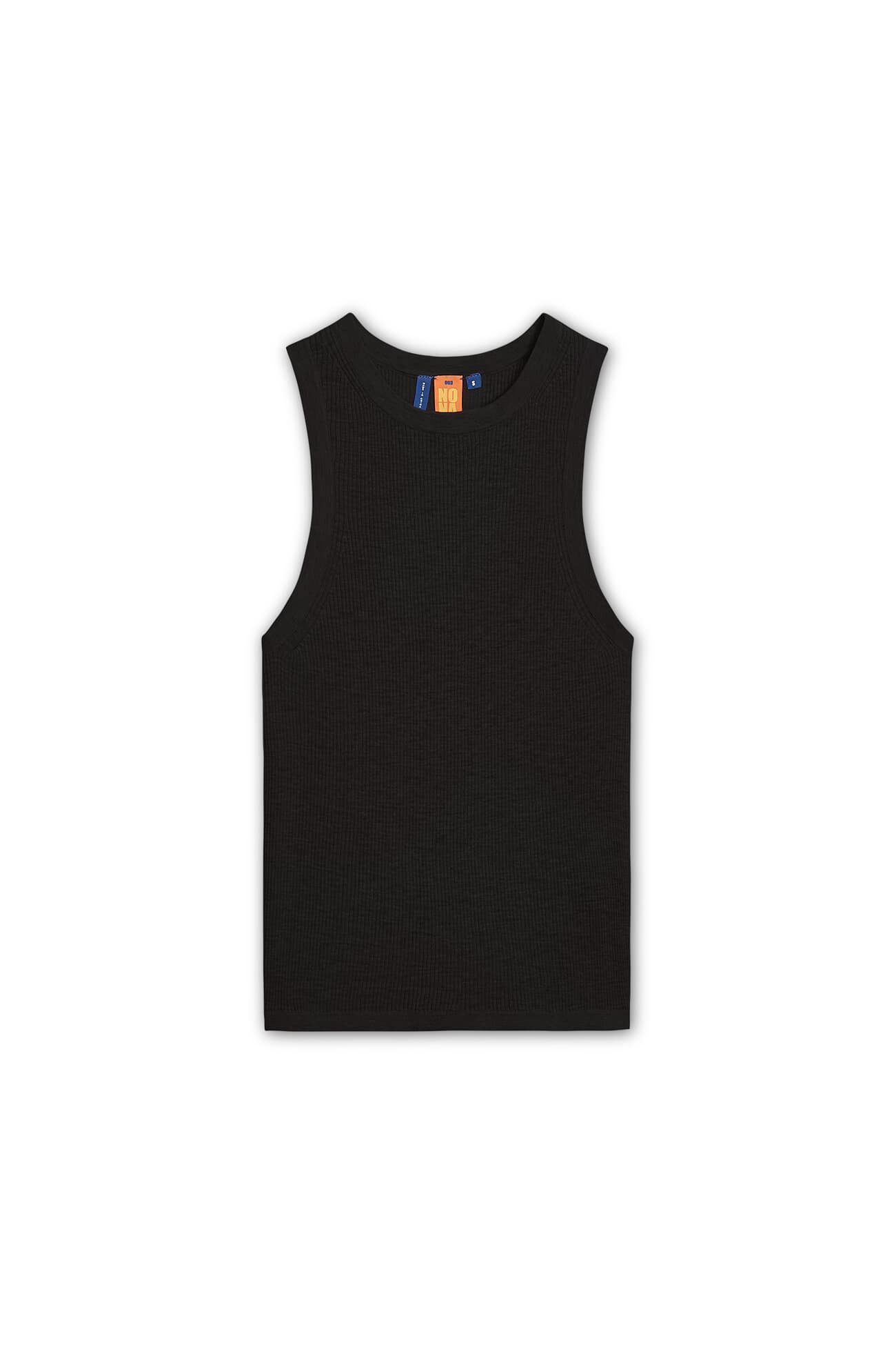 NONAME RIBBED HIGH NECK TANK