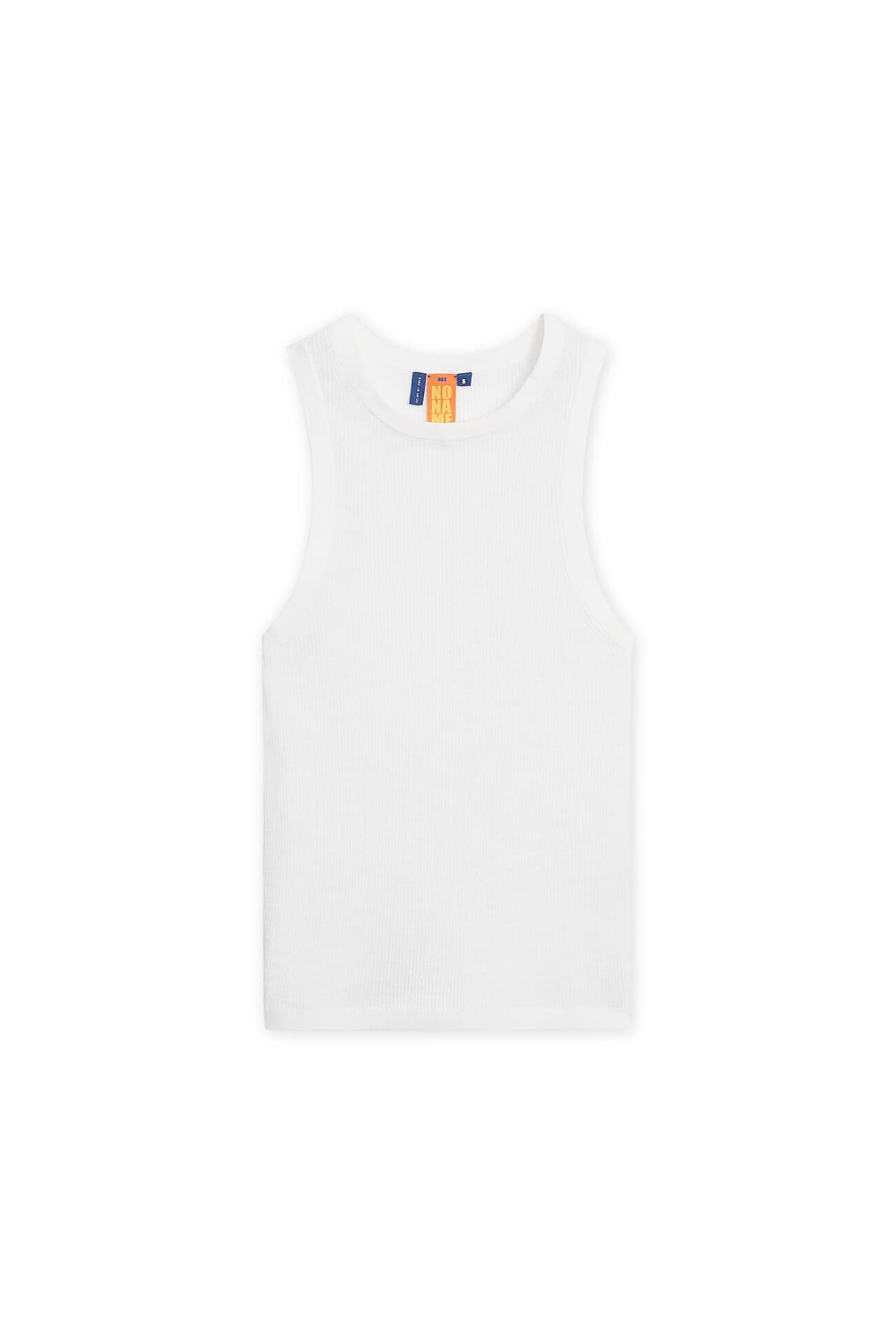 NONAME RIBBED HIGH NECK TANK