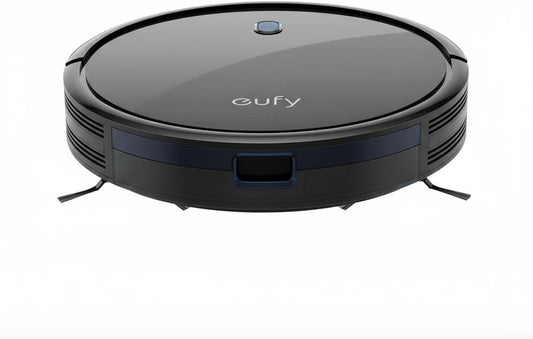eufy C10 Saugroboter mit Automatischer Absaugstation, 7,3cm Ultraflaches Design, Teppichreinigung, Ausfahrbare Seitenbürste für Ecken, Automatische Entleerung, Punktlaser- & Infrarot-Navigation