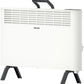 STIEBEL ELTRON Elektroheizung Standgerät für ca. 25 m², TÜV geprüft, Konvektor-Heizung mit einfacher Regelung, 2 kW, energiesparend, Rollen, 204450