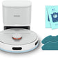 Philips Homerun Serie 2000: 2-in-1 Saug- und Wischroboter, 130 Minuten Laufzeit, Lasernavigation, Teppichboost, Absaugstation, App-gesteuert, Arktikweiß (XU2100/20)