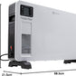 Heidenfeld Konvektor Heizung elektrisch EK100 | 𝟑 𝐉𝐀𝐇𝐑𝐄 𝐆𝐀𝐑𝐀𝐍𝐓𝐈𝐄 - 2300 Watt - Fernbedienung - Heizkörper - Elektroheizung - Standheizung - Wandheizung - Wandkonvektor - Bis 𝟒𝟎 m²