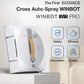 ECOVACS WINBOT W2 Omni Fensterputzroboter mit 6-in-1 Multifunktionsstation, integrierter 4500mAh Akku, Kantenreinigungsmodus, Weitwinkel-Sprühzerstäubungstechnologie, White