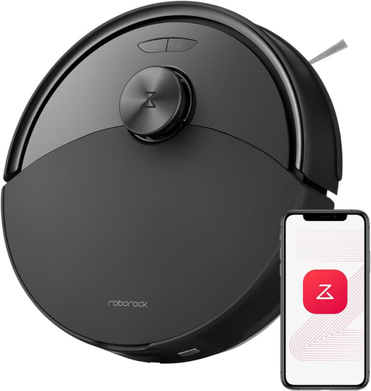 roborock Q10 S5 Saugroboter mit Wischfunktion, 10.000 Pa HyperForce Saugkraft, Dual Anti-Tangle System, Auto Lifting Mopping, Ideal für Tierhaare, Teppiche, Hartböden (Weiß)