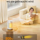 Dreo Energiesparender Heizlüfter, 34 dB Leiser 1500W Elektrischer PTC Keramik, Thermostat, Überhitzungs- & Kippschutz, 12 Std. Timer, Elektroheizung für Räume Schlafzimmer, Atom 316, Gold