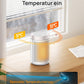 Dreo Energiesparender Heizlüfter, 34 dB Leiser 1500W Elektrischer PTC Keramik, Thermostat, Überhitzungs- & Kippschutz, 12 Std. Timer, Elektroheizung für Räume Schlafzimmer, Atom 316, Gold