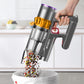 Anyson 45000Pa/550W/70Min Staubsauger Kabellos, 1.6L Akku Staubsauger Super Leise, Akkustaubsauger Selbstladender mit LED Display/Anti-Tangle-Bürste, Stabstaubsauger für Hartböden Teppiche Tierhaare