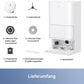 Mova E40 Ultra Saugroboter mit Wischfunktion, Autom. Leerung und 19.000 Pa, MaxiReach-Wischmopp-T., Verhedderungsfreie Seitenbürste, Eingeb. 80-ml-Wasserb, All-in-One-Station zu 75 Tage Reinigung